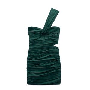 Zara linen blend dress